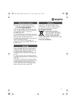 Preview for 57 page of Würth 0702 051 100 Operating Instructions Manual