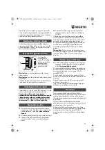 Preview for 59 page of Würth 0702 051 100 Operating Instructions Manual