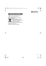 Preview for 60 page of Würth 0702 051 100 Operating Instructions Manual