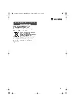 Preview for 66 page of Würth 0702 051 100 Operating Instructions Manual