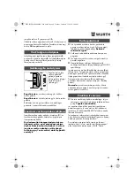 Preview for 68 page of Würth 0702 051 100 Operating Instructions Manual