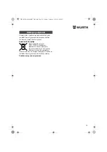 Preview for 78 page of Würth 0702 051 100 Operating Instructions Manual