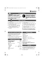 Preview for 79 page of Würth 0702 051 100 Operating Instructions Manual