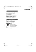 Preview for 81 page of Würth 0702 051 100 Operating Instructions Manual