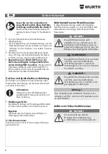 Preview for 6 page of Würth 0702 080 0 Translation Of The Original Operating Instructions