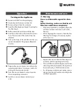 Preview for 9 page of Würth 0702 400 220 Translation Of The Original Operating Instructions