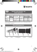 Предварительный просмотр 17 страницы Würth 0704 510 Translation Of The Original Operating Instructions