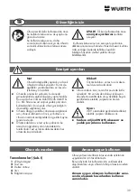 Предварительный просмотр 39 страницы Würth 0715 53 07 Translation Of The Original Operating Instructions