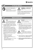 Предварительный просмотр 28 страницы Würth 0715 53 100 Translation Of The Original Operating Instruction