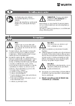 Предварительный просмотр 31 страницы Würth 0715 53 100 Translation Of The Original Operating Instruction