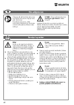 Предварительный просмотр 40 страницы Würth 0715 53 100 Translation Of The Original Operating Instruction