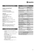 Preview for 31 page of Würth 0715 53 110 Original Operating Instructions