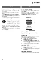 Preview for 82 page of Würth 0715 53 110 Original Operating Instructions