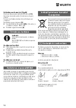 Preview for 94 page of Würth 0715 53 110 Original Operating Instructions