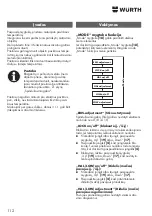 Preview for 112 page of Würth 0715 53 110 Original Operating Instructions