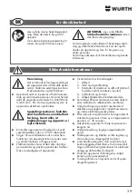 Предварительный просмотр 39 страницы Würth 0715 53 175 Translation Of The Original Operating Instructions