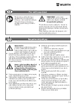 Предварительный просмотр 79 страницы Würth 0715 53 175 Translation Of The Original Operating Instructions