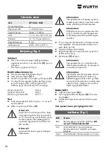 Предварительный просмотр 26 страницы Würth 0715 53 220 Translation Of The Original Operating Instructions