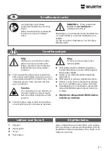 Предварительный просмотр 31 страницы Würth 0715 53 220 Translation Of The Original Operating Instructions