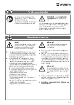 Предварительный просмотр 29 страницы Würth 0715 53 315 Manual