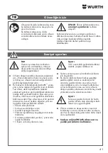 Предварительный просмотр 41 страницы Würth 0715 53 315 Manual