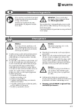 Предварительный просмотр 65 страницы Würth 0715 53 315 Manual