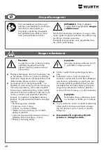 Предварительный просмотр 68 страницы Würth 0715 53 315 Manual