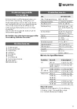 Preview for 5 page of Würth 0715 53 370 Operating Instructions Manual