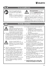 Preview for 59 page of Würth 0715 53 370 Operating Instructions Manual