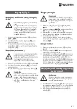 Preview for 61 page of Würth 0715 53 370 Operating Instructions Manual