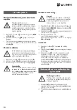 Preview for 86 page of Würth 0715 53 370 Operating Instructions Manual