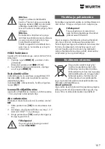 Preview for 107 page of Würth 0715 53 370 Operating Instructions Manual