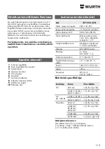 Preview for 115 page of Würth 0715 53 370 Operating Instructions Manual