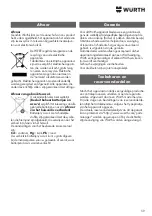 Preview for 59 page of Würth 0715 53 415 Translation Of The Original Operating Instructions