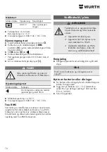 Предварительный просмотр 74 страницы Würth 0715 53 415 Translation Of The Original Operating Instructions