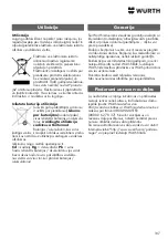 Preview for 187 page of Würth 0715 53 415 Translation Of The Original Operating Instructions