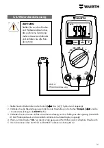 Предварительный просмотр 29 страницы Würth 0715 53 429 Operating Instructions Manual