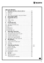 Preview for 39 page of Würth 0715 53 429 Operating Instructions Manual