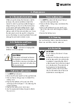 Preview for 51 page of Würth 0715 53 429 Operating Instructions Manual