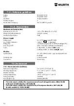 Preview for 54 page of Würth 0715 53 429 Operating Instructions Manual