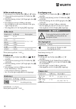 Preview for 10 page of Würth 0715 53 440 Translation Of The Original Operating Instructions