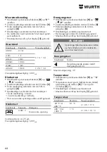 Предварительный просмотр 64 страницы Würth 0715 53 440 Translation Of The Original Operating Instructions