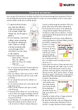 Предварительный просмотр 53 страницы Würth 0715 53 75 Operating Instructions Manual