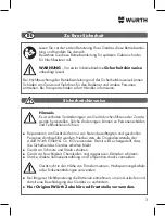 Предварительный просмотр 3 страницы Würth 0715 53 790 Translation Of The Original Operating Instructions