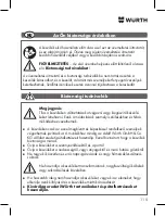 Предварительный просмотр 115 страницы Würth 0715 53 790 Translation Of The Original Operating Instructions