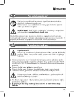 Предварительный просмотр 131 страницы Würth 0715 53 790 Translation Of The Original Operating Instructions