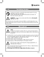 Предварительный просмотр 163 страницы Würth 0715 53 790 Translation Of The Original Operating Instructions