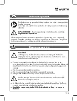 Предварительный просмотр 195 страницы Würth 0715 53 790 Translation Of The Original Operating Instructions