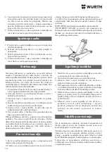 Preview for 16 page of Würth 0715 54 310 Operating Instructions Manual