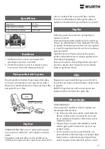 Preview for 21 page of Würth 0715 54 311 Operating Instructions Manual